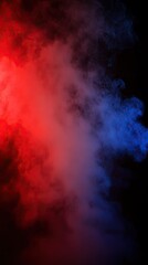 Obraz premium Red and blue smoke abstract background (3)