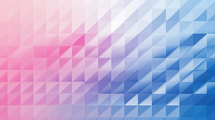 Obraz premium Pink and blue abstract geometric background creating stunning visual design