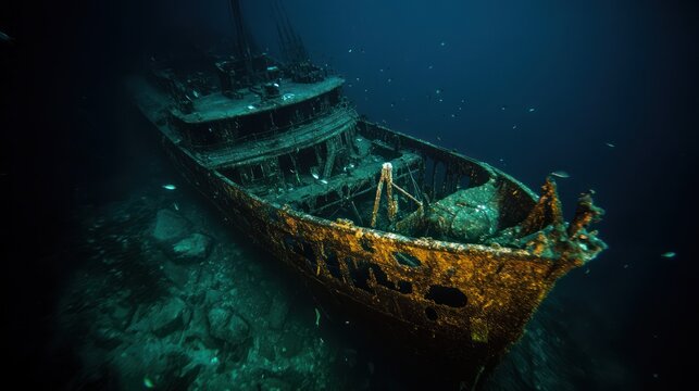 A British troopship sunk in 1917 after a collision, now lying at 40 meters depth in the English Channel. The wreck is a poignant memorial to the 646 South African laborers who lost their lives. 