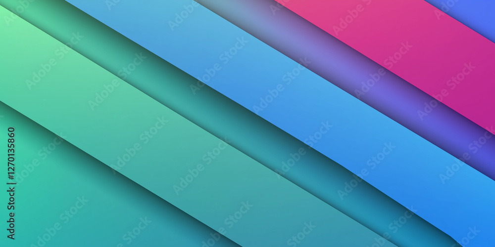 Poster colorful diagonal stripes creating modern abstract background