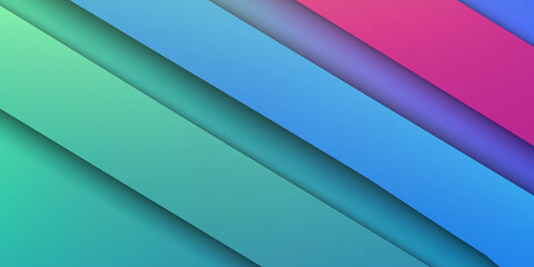 Fototapeta premium Colorful diagonal stripes creating modern abstract background