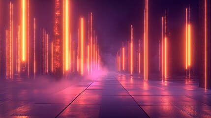 Glowing digital symbols in abstract form, representing the essence of modern coding and technology.