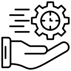 Fototapeta premium Efficiency Icon