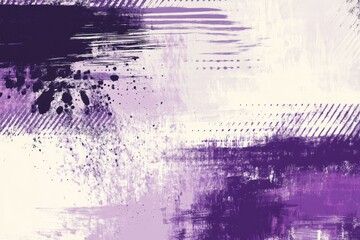 Abstract Artistic Background in Vibrant Purple and White with Textured Brush Strokes for Digital Design, Presentation, or Wallpaper