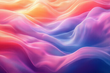 Obraz premium Fabric Folds in Pink and Blue