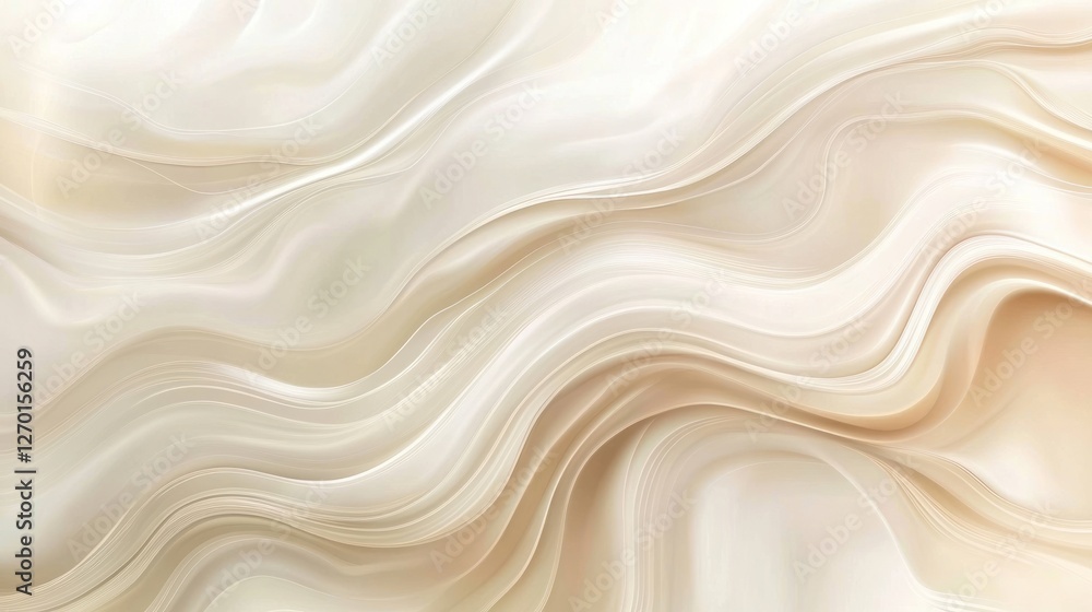Poster elegant beige abstract background with flowing lines and smooth textures