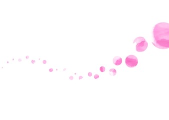 ビジネス背景　水彩　赤ドット