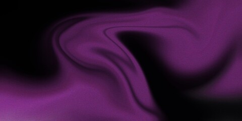 Abstract background color gradient purple and black grainy textured swirl pattern. 