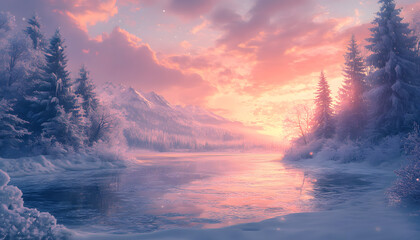 Fototapeta premium A Journey Through Stunning Landscapes