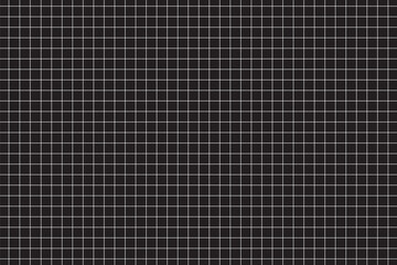 Squared notebook seamless pattern. Grey grid texture. School notebook for mathematics. Grid paper sheet. Vector illustration on white background.