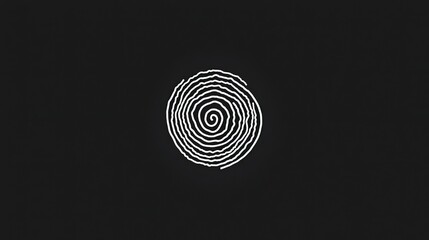 Abstract spiral pattern on a dark background, creating a mesmerizing visual effect