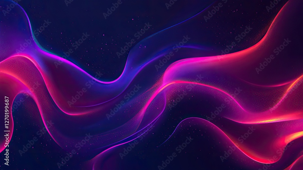 Poster a simple, clean background with abstract swirls and a smooth gradient, leaving room for custom brand