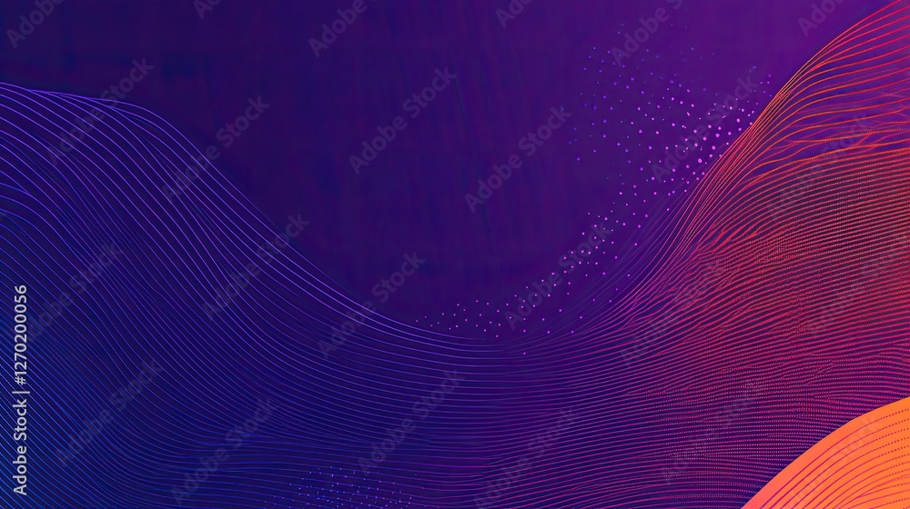 Poster a smooth, gradient-toned graphic design with dynamic lines and subtle textures, offering clear space