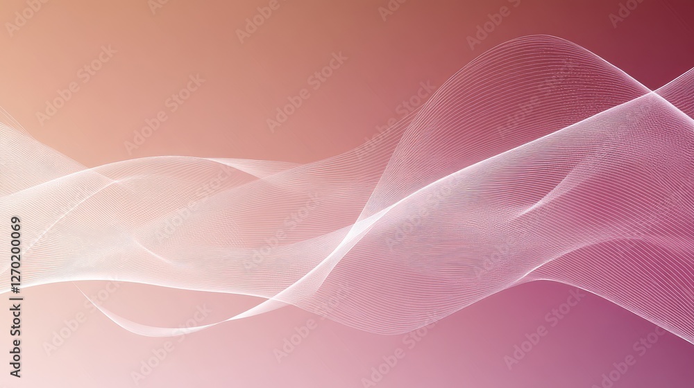 Poster a smooth, gradient-toned graphic design with dynamic lines and subtle textures, offering clear space