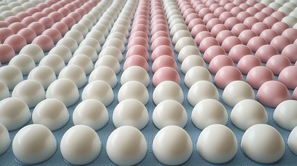 Obraz premium Cheerful Pastel Dot Pattern in Light Tones for a Joyful Feel
