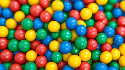 Vibrant Scattered Dots in Confetti Style with Sharp Focus Detail