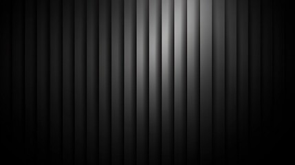 Obraz premium Elegant dark abstract background with vertical stripes and subtle lighting