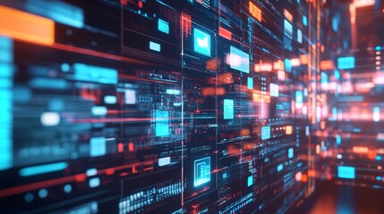 Programmatic advertising and media buying platform concept – 3d illustration depicting automated digital marketing strategy with real-time bidding, data-driven targeting, and ai-powered campaign optim