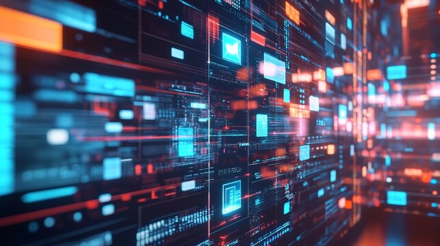 Programmatic advertising and media buying platform concept – 3d illustration depicting automated digital marketing strategy with real-time bidding, data-driven targeting, and ai-powered campaign optim