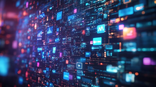 Programmatic advertising and media buying platform concept – 3d illustration depicting automated digital marketing strategy with real-time bidding, data-driven targeting, and ai-powered campaign optim