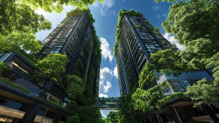 Fototapeta premium Enchanting Green Forest - A Picturesque View of Nature's Beauty