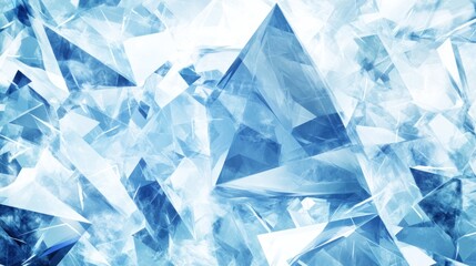Obraz premium Abstract Ice Crystal Background Texture