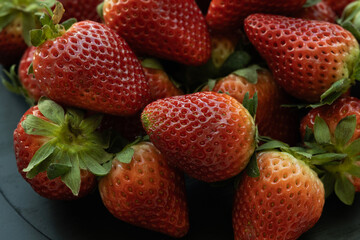 strawberries in a basket