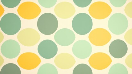 Retro Pastel Circles Pattern Vintage Aesthetic Background Image