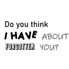 The 1975 Music Lyric Notes Typography