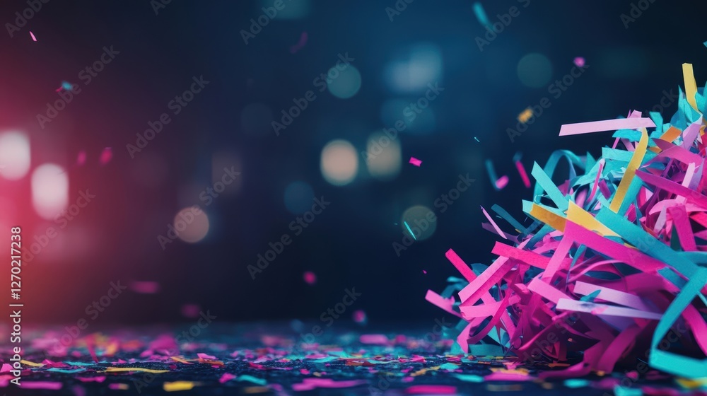 Poster Vibrant Colorful Patterns Forming Abstract Design with Swirls and Shapes Creating a Dynamic and Energetic Visual Experience for Art Lovers