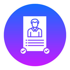 Job Candidate Male Icon
