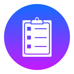 Fototapeta premium Clipboard Icon