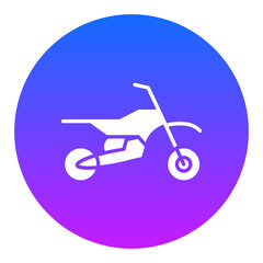 Fototapeta premium Dirt Bike Icon
