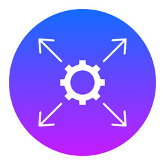 Network Scalability Icon