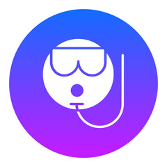 Obraz premium Snorkel Mask Icon