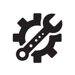 Gear and wrench icon.