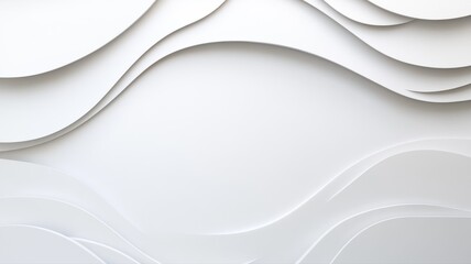 Obraz premium Abstract white textured background with wave-like patterns, perfect for modern design projects.