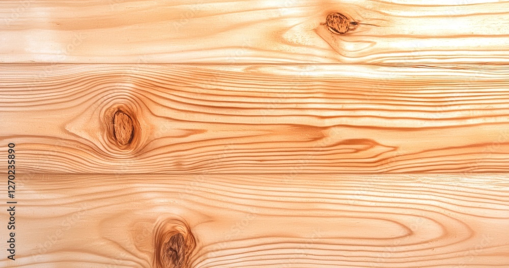 Poster light-colored wooden planks with natural grain patterns and knots for background or texture use in d