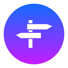 Directional Sign Icon