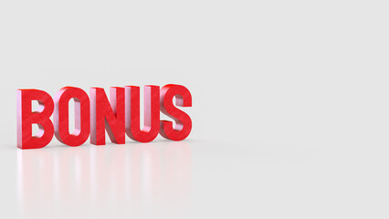 Bonus for Reword for Job or Business concept 3d Rendering.