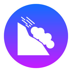 Snow Avalanche Icon