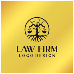 law firm ROOT BLACK GOLD MONOgram