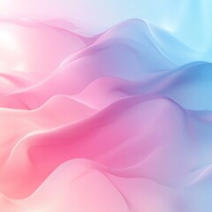 Fototapeta premium A soothing blend of pink and blue waves, creating a tranquil and dreamy atmosphere