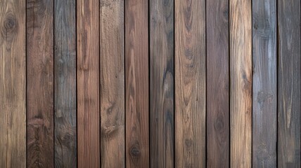 Naklejka premium Rustic wooden planks texture background with natural colors and grain details for design or decoration purposes.