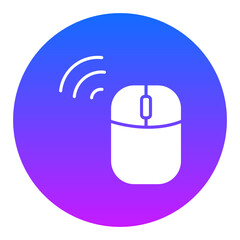 Fototapeta premium Computer Wireless Mouse Icon