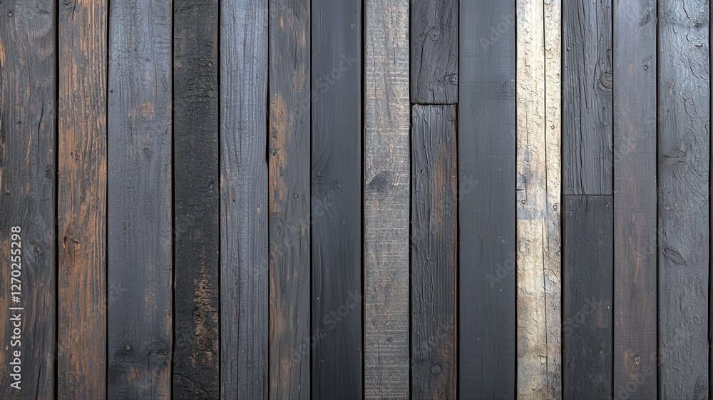 Poster wooden planks background texture with various shades creating a rustic and natural look for design a