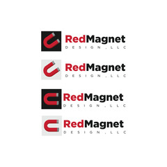 Magnetic logo red magnet