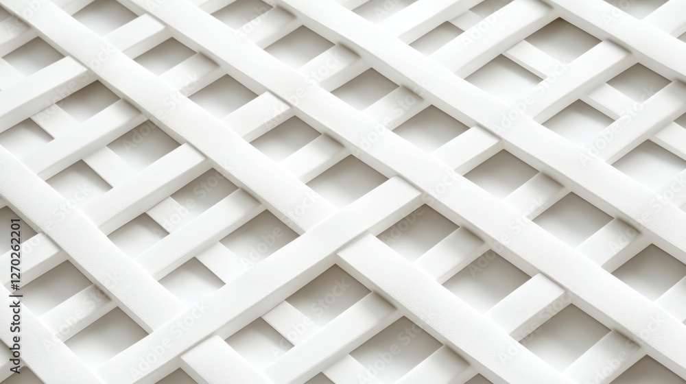 Poster white lattice pattern creating a textured background