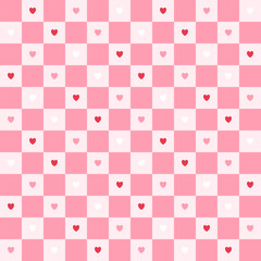 seamless pattern with hearts
