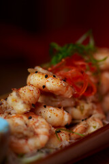 fried shrimp on a plate